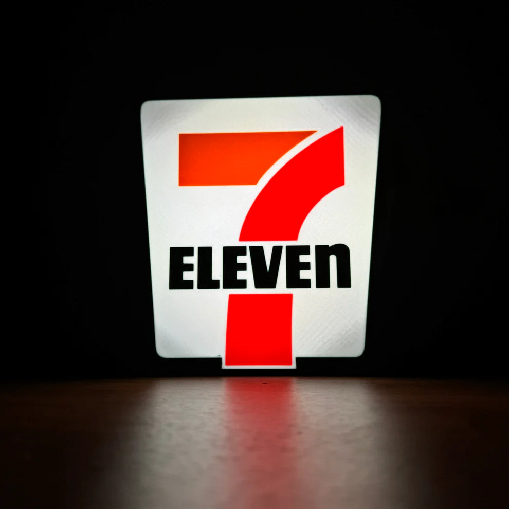 711 Logo - 3D Printed Light Box