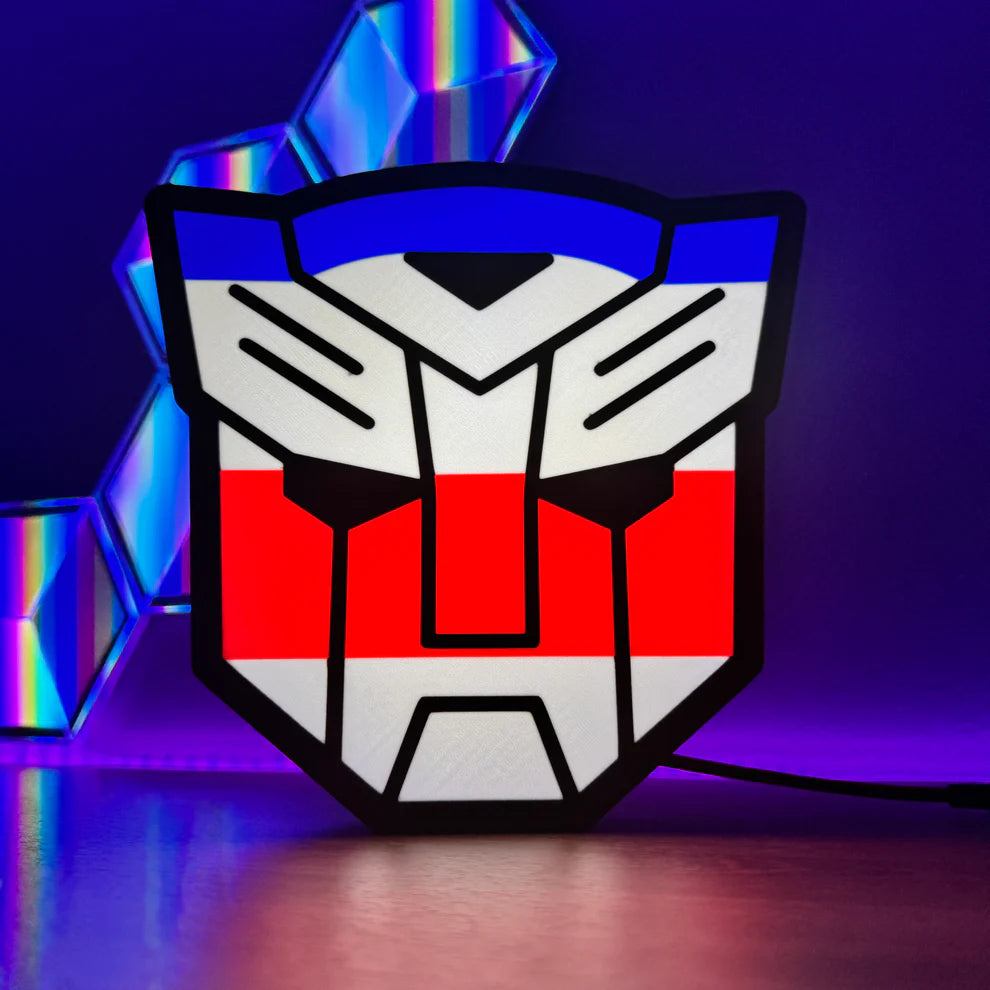 Autobot Transformers - 3D Printed Light Box