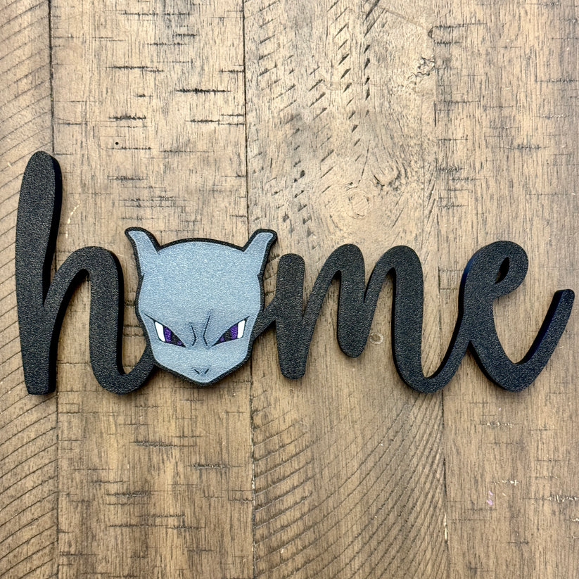 Mewtwo Home Sign