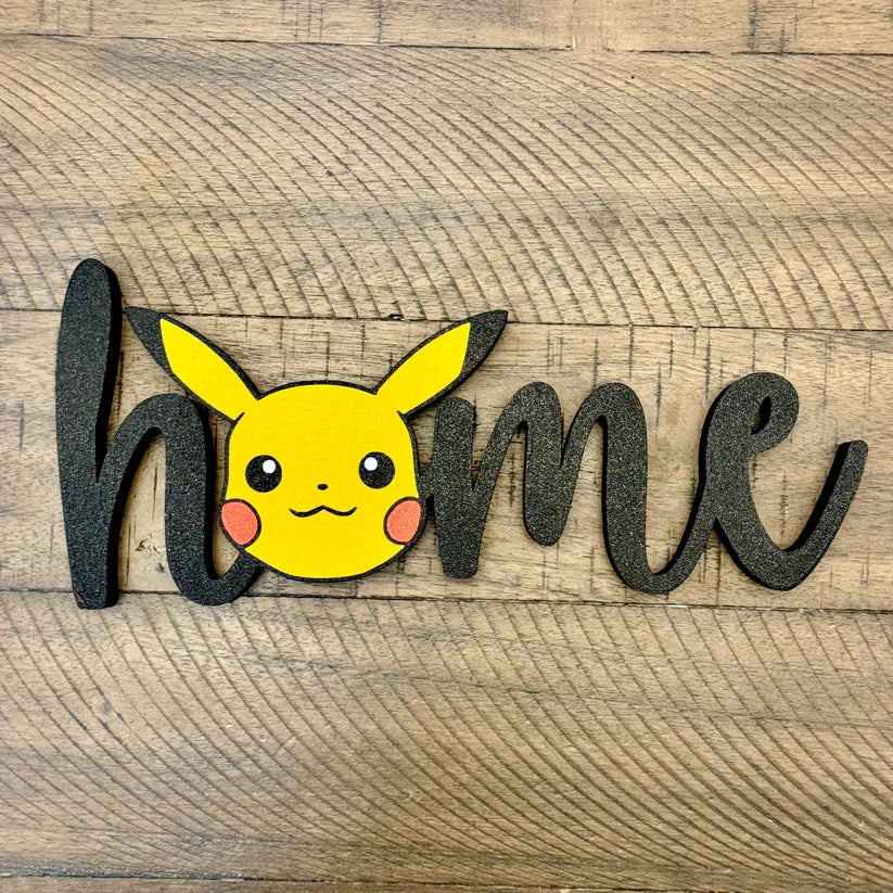 Pikachu Home Sign