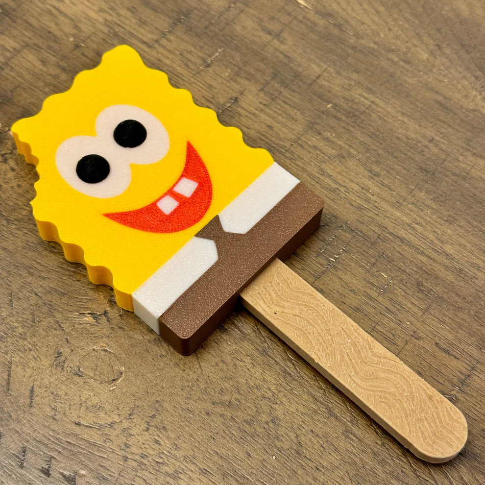 Spongebob Popsicle - 3D Printed Magnet