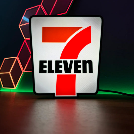 711 Logo - 3D Printed Light Box
