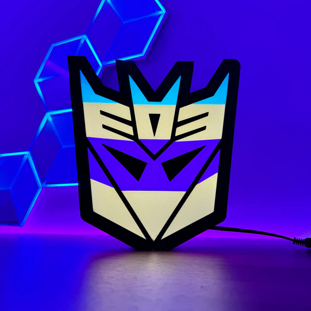 Decepticon Transformers - 3D Printed Light Box