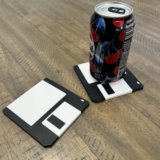 Floppy Disk Coaster Set