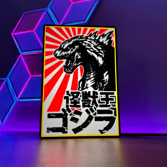 Godzilla - 3D Printed Light Box