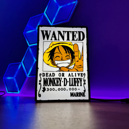 One Piece Luffy - 3D Printed Light Box