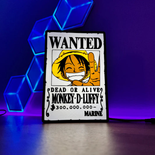 One Piece Luffy - 3D Printed Light Box