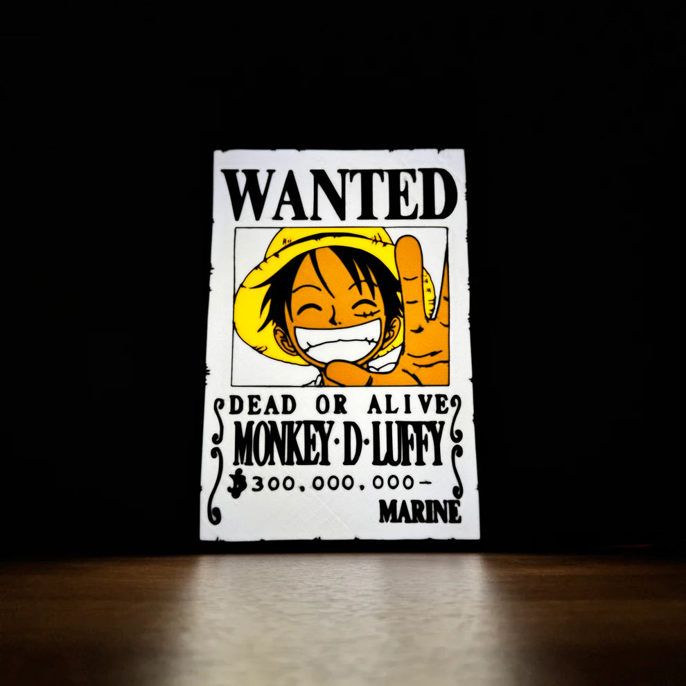 One Piece Luffy - 3D Printed Light Box
