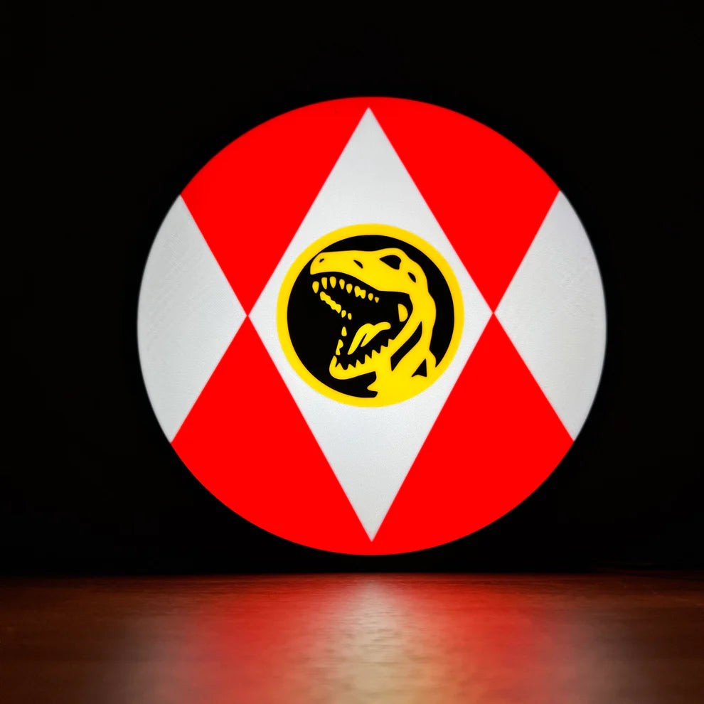Power Rangers - 3D Printed Light Box