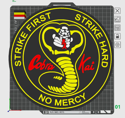 Cobra Kai - 3D Printed Light Box