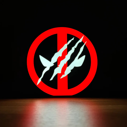 Deadpool and Wolverine - 3D Printed Light Box