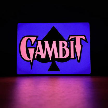 Gambit X-Men - 3D Printed Light Box