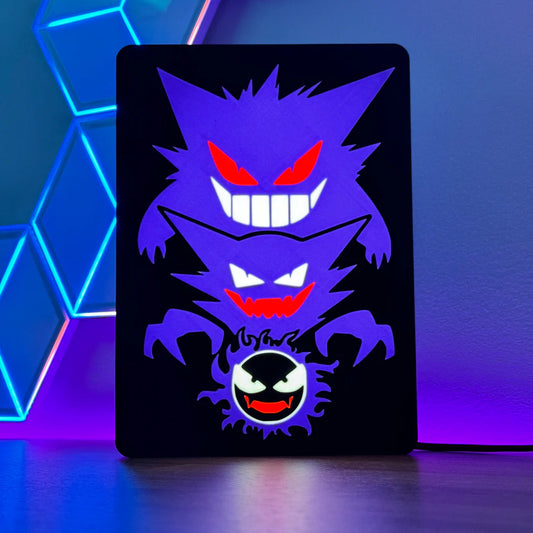 Gengar Haunter Gastly - 3D Printed Light Box