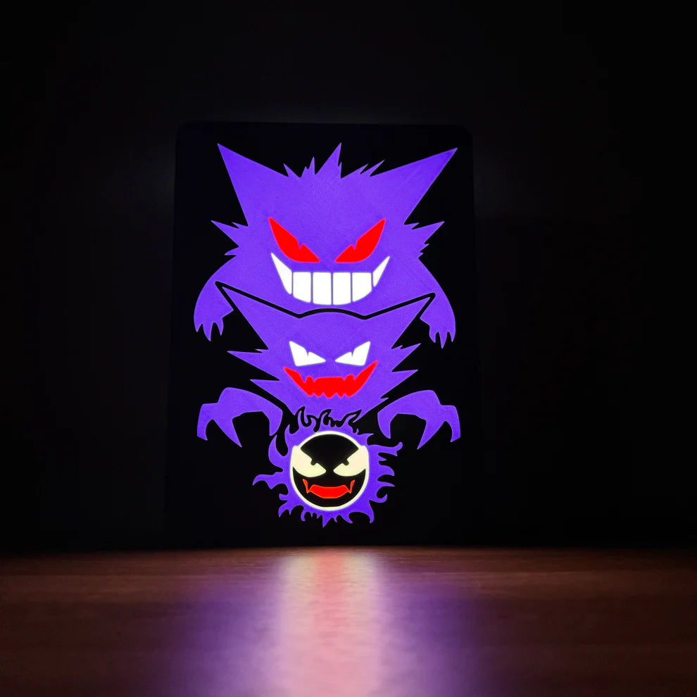 Gengar Haunter Gastly - 3D Printed Light Box