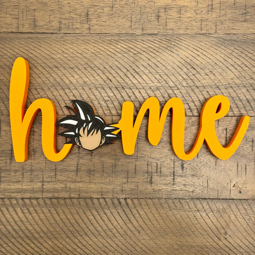 Goku Home Sign