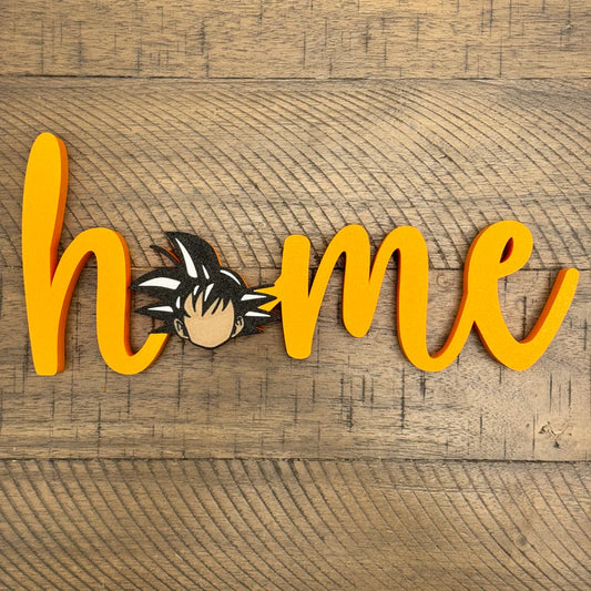 Goku Home Sign