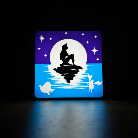 Mermaid - 3D Printed Light Box