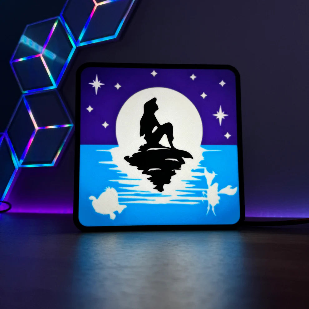 Mermaid - 3D Printed Light Box