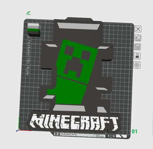 Minecraft - 3D Printed Light Box