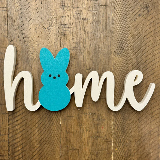Peep Bunny Home Sign