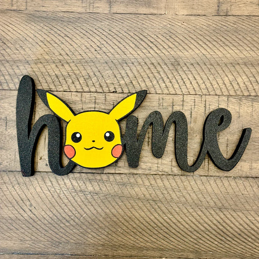 Pikachu Home Sign