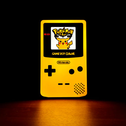Pikachu Yellow Version Gameboy Color - 3D Printed Light Box