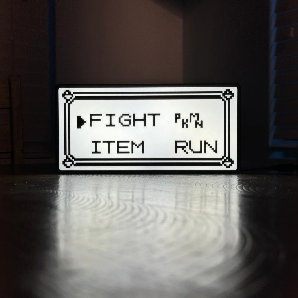 Poke Menu - 3D Printed Light Box