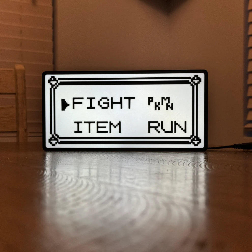 Poke Menu - 3D Printed Light Box
