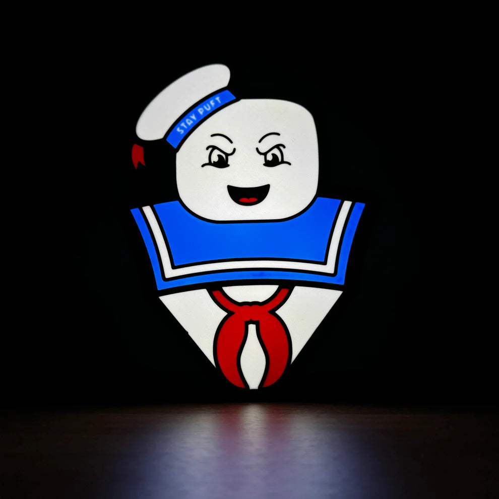 Stay Puft Ghost Busters - 3D Printed Light Box