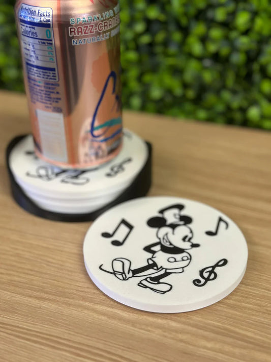 Steam Mouse Coaster Set
