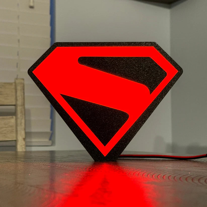 Superman - 3D Printed Light Box