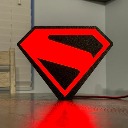 Superman - 3D Printed Light Box