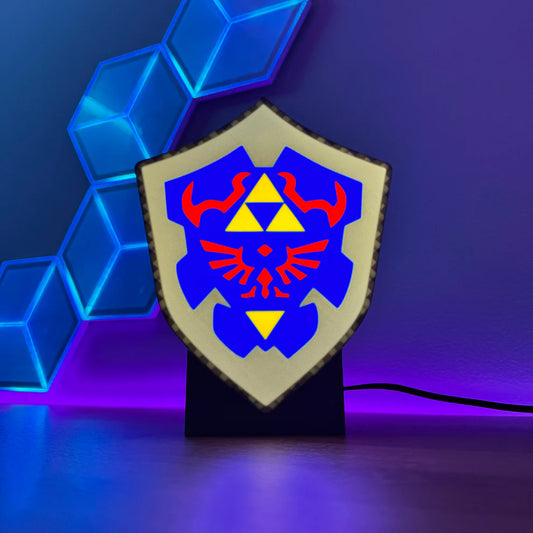 Legend of Zelda Link's Shield - 3D Printed Light Box